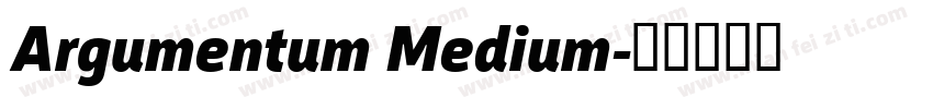 Argumentum Medium字体转换